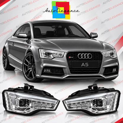 ART.10664  FARI ANTERIORI ADATTO PER AUDI A5 11-16 ALOGENI