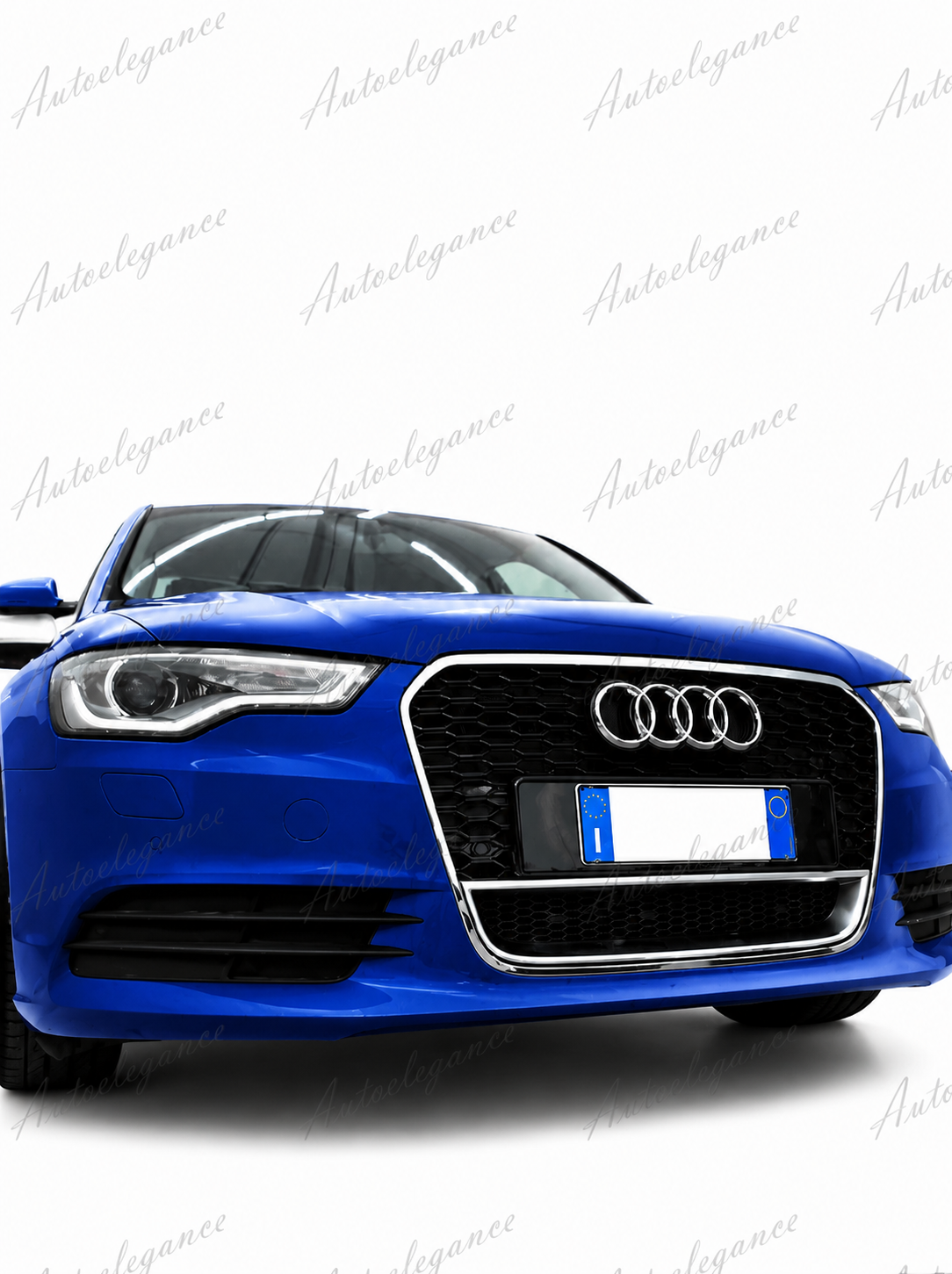 🔥ART.0677 GRIGLIA PER AUDI A6 4G C7 2012-2015 LOOK RS6 QUATTRO BORDO CROMATO🔥