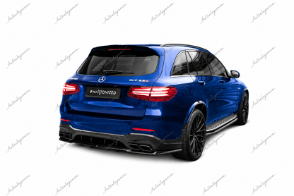 🔥ART.9806 SPLITTER POSTERIORE V.2 ADATTO PER MERCEDES-AMG GLC 63 SUV X253🔥