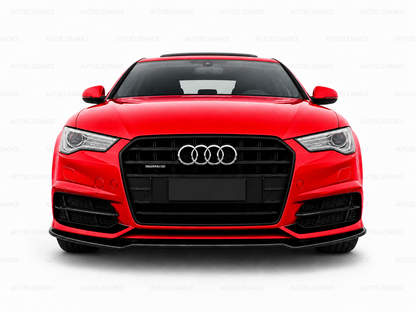 💫ART.0053 PLITTER ANTERIORE PER AUDI A6 4G C7 NERO LUCIDO💫