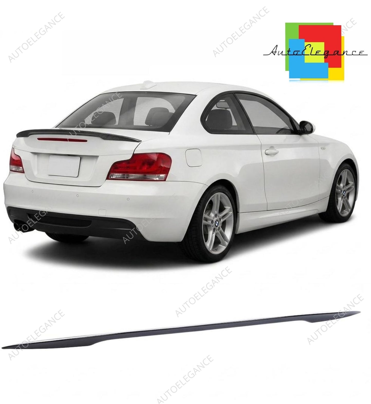 👉Spoiler sul bagagliaio lucido nero adatto per BMW Serie1 E82 Coupé 2007-2013👈