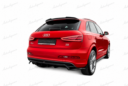 🔥ART.9765 SPLITTER POSTERIORE (CON BARRE VERTICALI) PER AUDI Q3 S-LINE 8U🔥