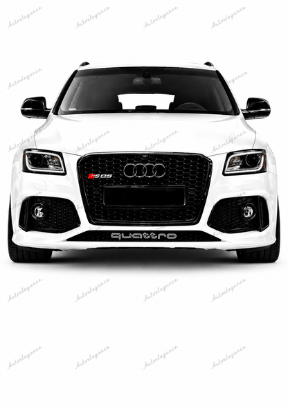 🔥ART.0592 GRIGLIA ADATTO PER AUDI Q5 8R 2012-2016 LOOK RSQ5 NERO LUCIDO🔥