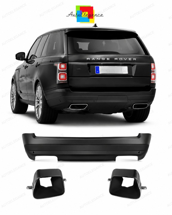 💕PARAURTI POSTERIORE RANGE ROVER VOGUE 18- + TERMINALI DI SCARICO💕