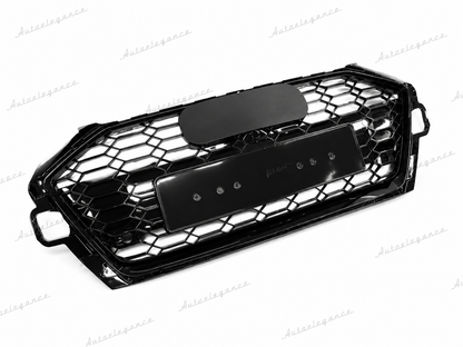 🔥ART.1779 GRIGLIA ADATTO PER  AUDI A4 B9 2020+ LOOK RS4 NERO LUCIDO🔥