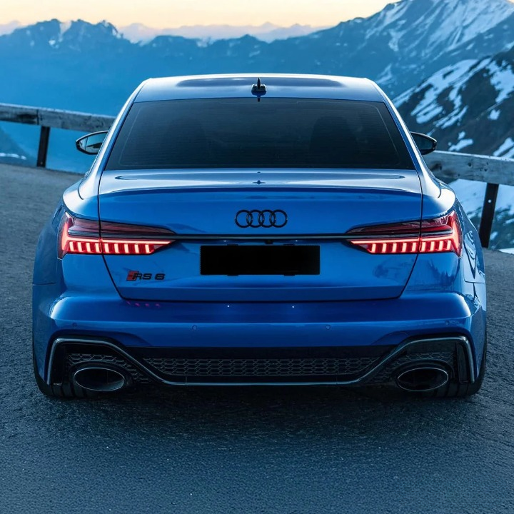 💫ART.7463 Paraurti Posteriore Look RS6 PDC per AUDI A6 C8 2018-2022💫