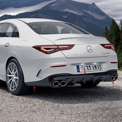 🔥Paraurti posteriore CLA45 AMG Look per Mercedes CLA (C118) (2019-On)🔥