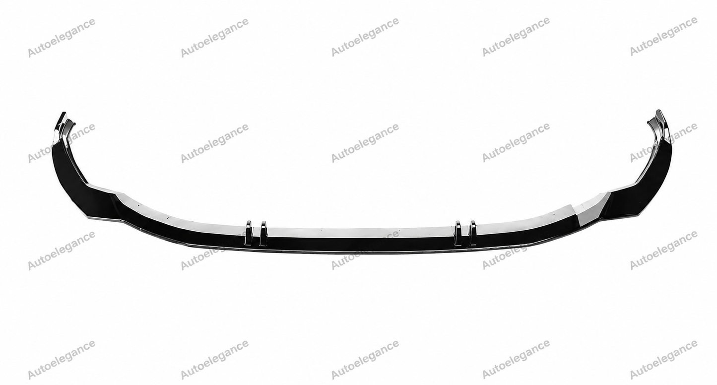 🔥ART.9908 SPLITTER ANTERIORE PER AUDI A3 S3 S LINE 8Y LABBRO NERO LUCIDO 20+🔥