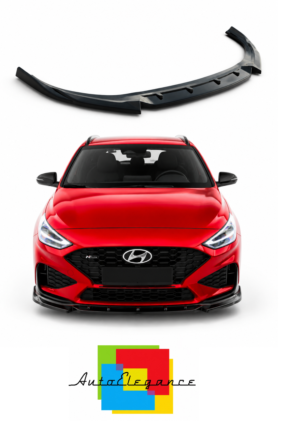 💕Splitter adatto per  V.2Hyundai I30 N / N-Line Wagon Mk3 Facelift💕