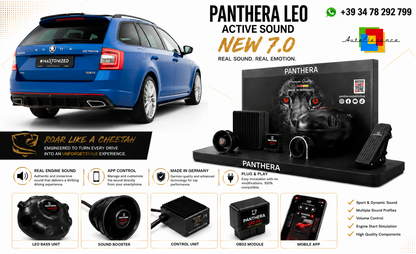💕ART.2672 PANTHERA Soundsystem Booster 7.0-Skoda Octavia RS Mk3 💕