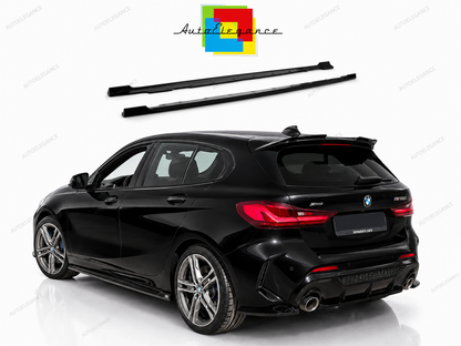 👉Gonne Laterali per BMW Serie 1 F40 M-PACK / M135i – ABS Nero Lucido👈