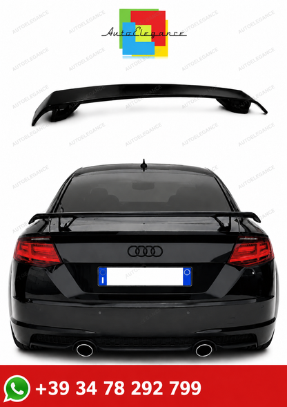 💫SPOILER POSTERIORE LOOK TTS TTRS NERO LUCIDO AUDI TT FV 8S 2015-2020💫