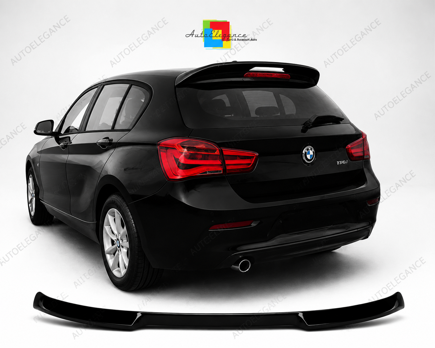 👉Spoiler Tetto Posteriore BMW Serie 1 F20 Standard M-Pack M140i PU Grezzo👈