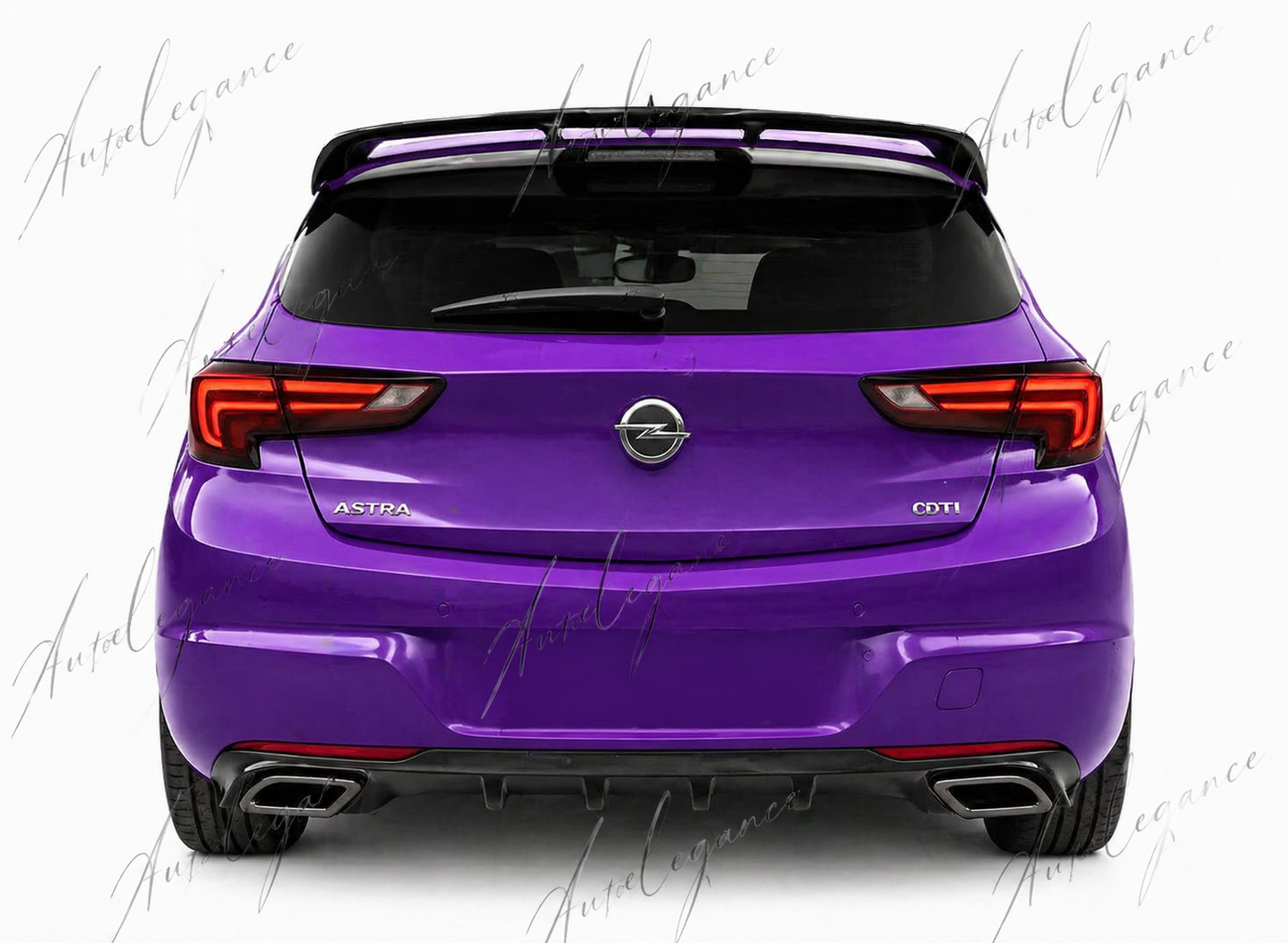 🔥ART.0312 DIFFUSORE ADATTO PER OPEL ASTRA K 2015-2021 LOOK SPORT NERO LUCIDO🔥