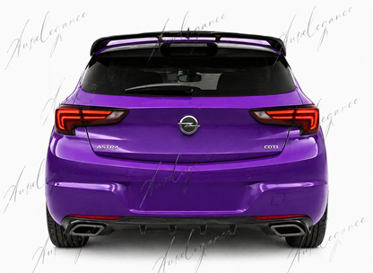 🔥ART.0312 DIFFUSORE ADATTO PER OPEL ASTRA K 2015-2021 LOOK SPORT NERO LUCIDO🔥