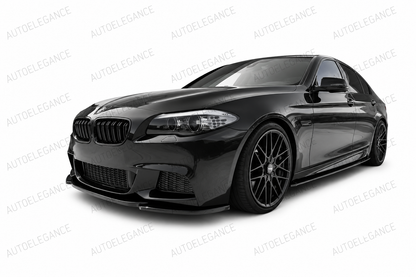 0890⭐FRONT BUMPER SPLITTER BMW 5 SERIES F10 F11 ABS GLOSSY BLACK MSP⭐ 