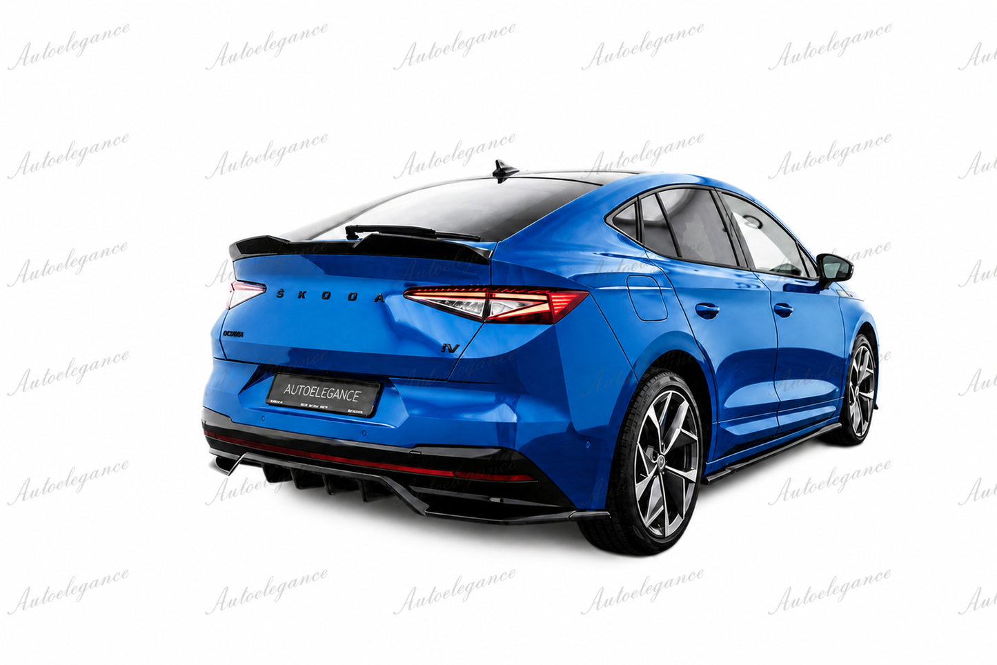 🔥ART.9762 SPLITTER POSTERIORE (CON BARRE VERTICALI) SKODA ENYAQ COUPE iV RS🔥
