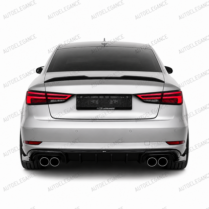 💫ART.10232 Diffusore Posteriore per AUDI A3 Sedan 8V Facelift 2016-2020💫