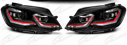 ART.10805 FARI ANTERIORI ADATTO PER VW GOLF VII 17-19