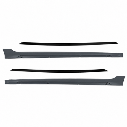 👉Minigonne Laterali Audi A4 2017-2020 Look RS4 Sport Plastic ABS Kit 2 Pz👈