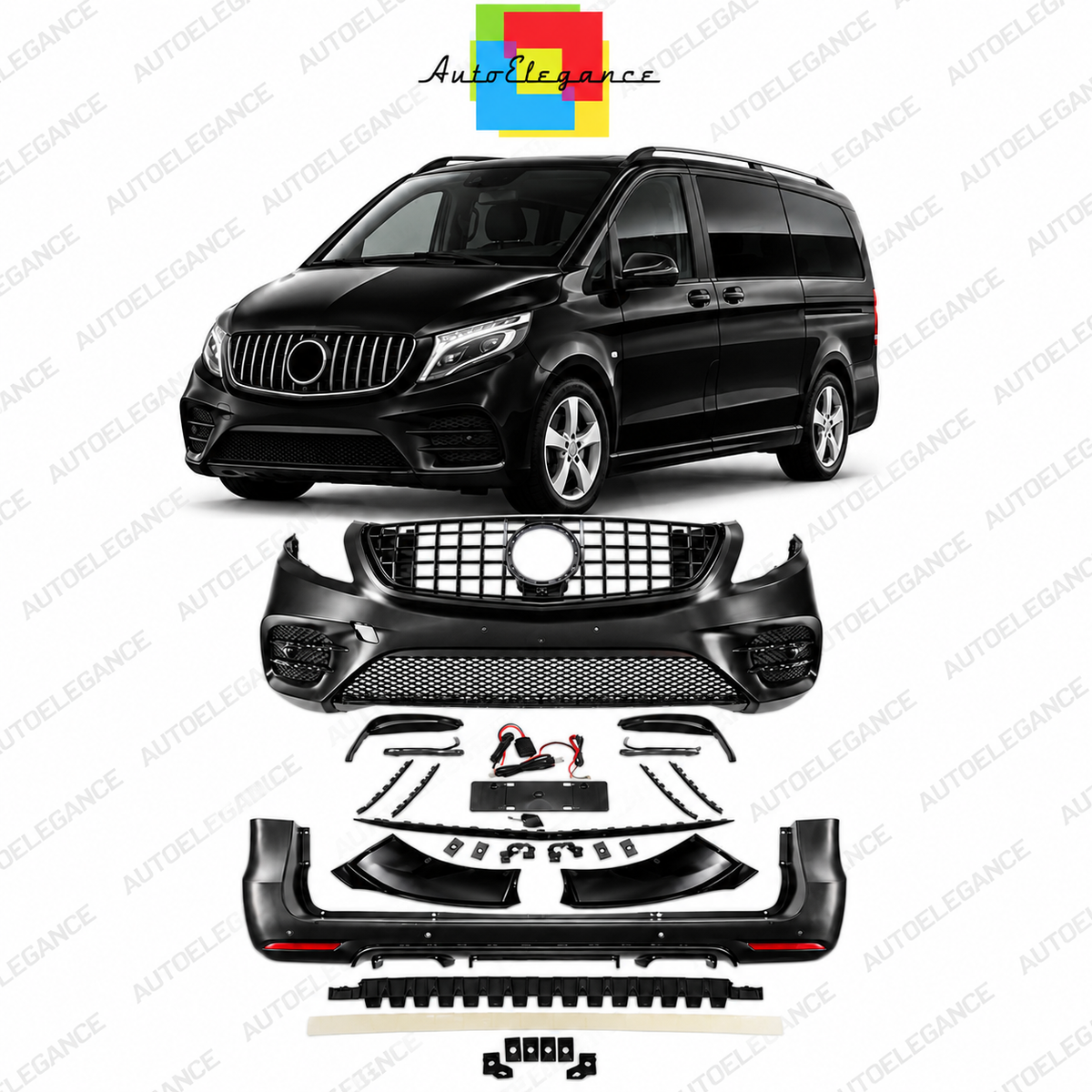 ART.10783 BODYKIT adatto per Mercedes Vito / V-Class (W447) 2014-2020