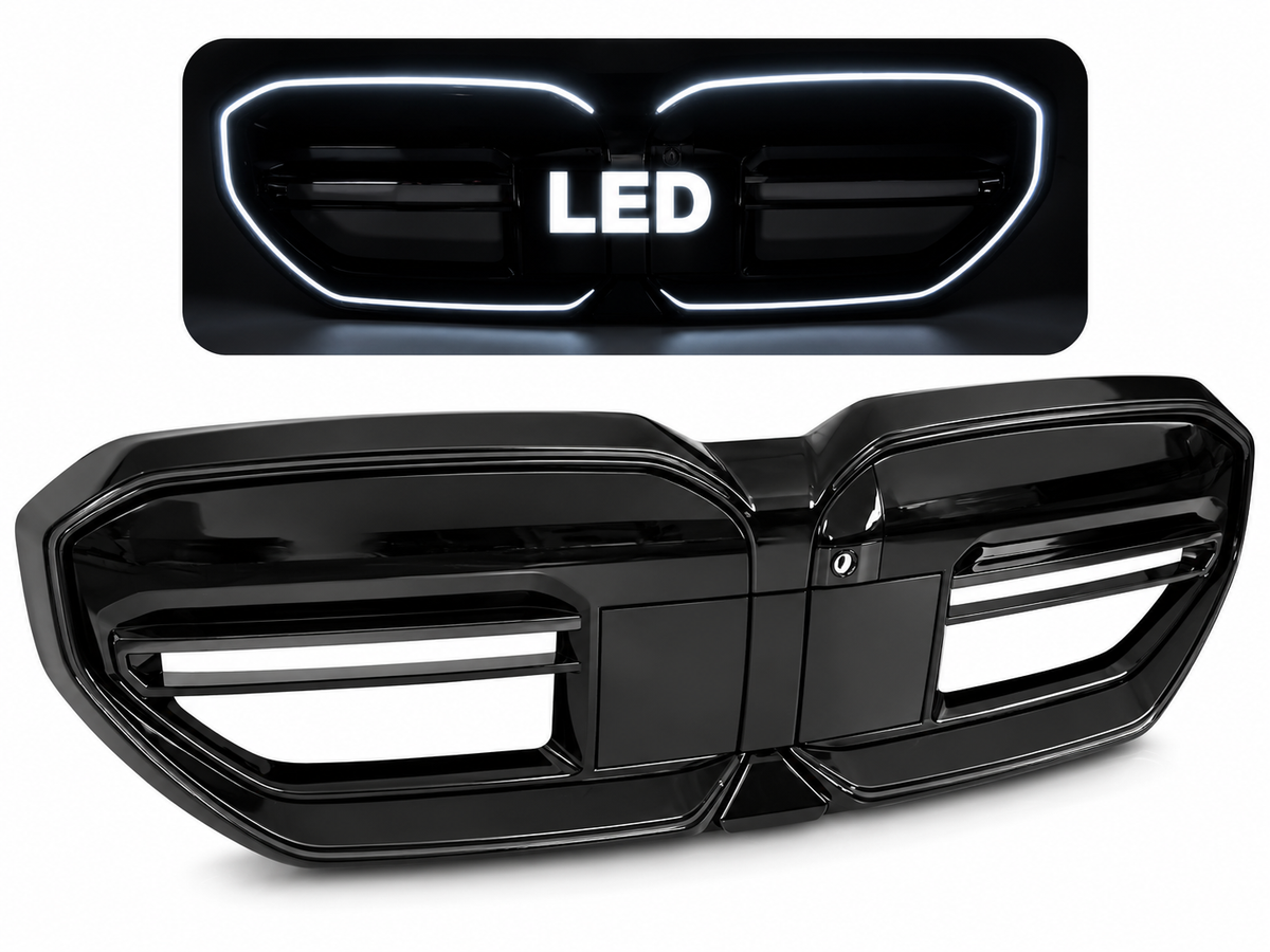ART.10705 GRIGLIA ADATTO  PER  BMW 5 (G60) (G61) NERO LUCIDO