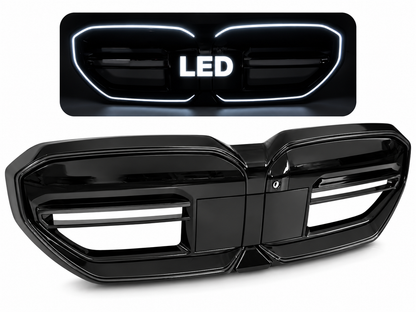 ART.10705 GRIGLIA ADATTO  PER  BMW 5 (G60) (G61) NERO LUCIDO