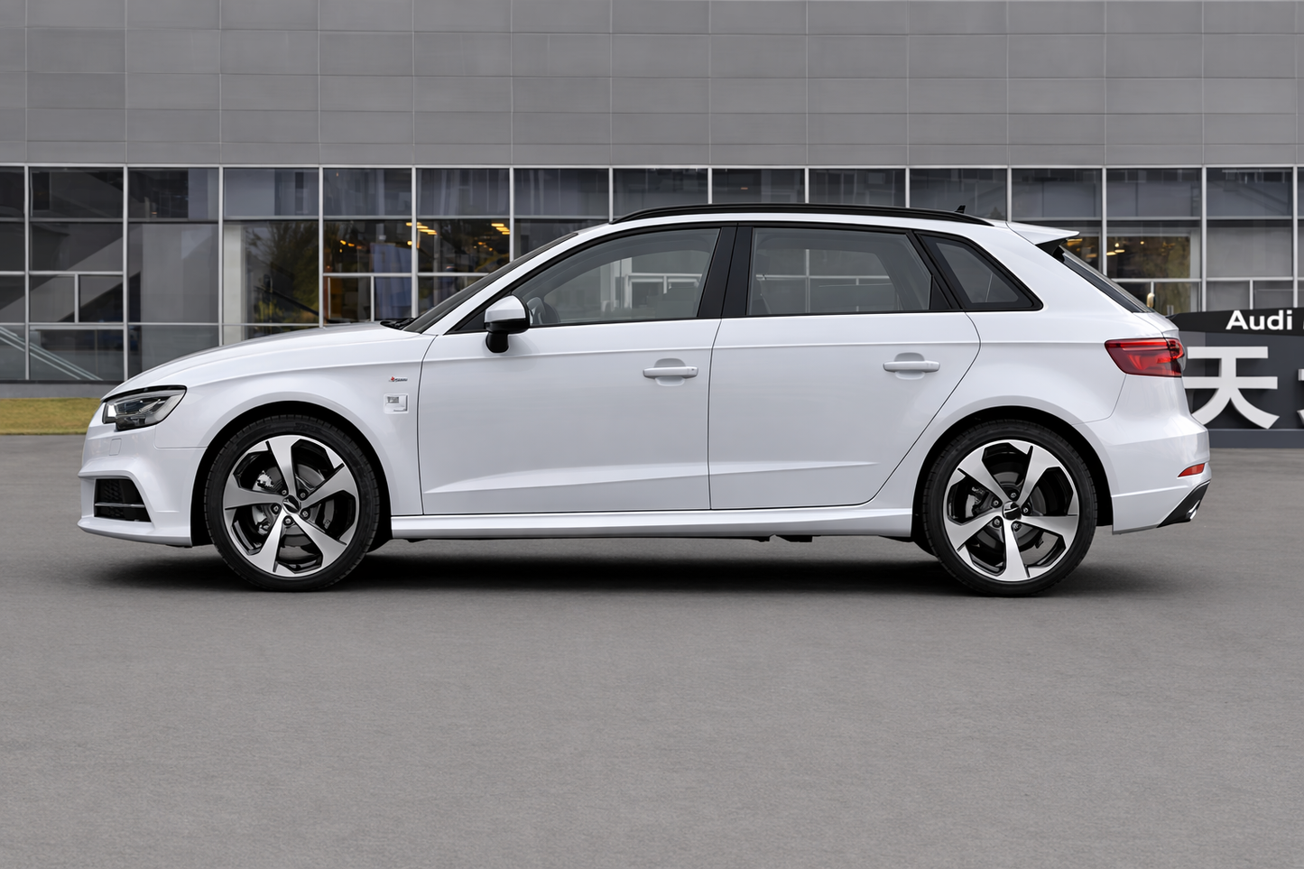 💫ART.8626 Barre Sul Tetto Mancorrenti in stile OEM per Audi A3 Sportback 13-24 Nero💫