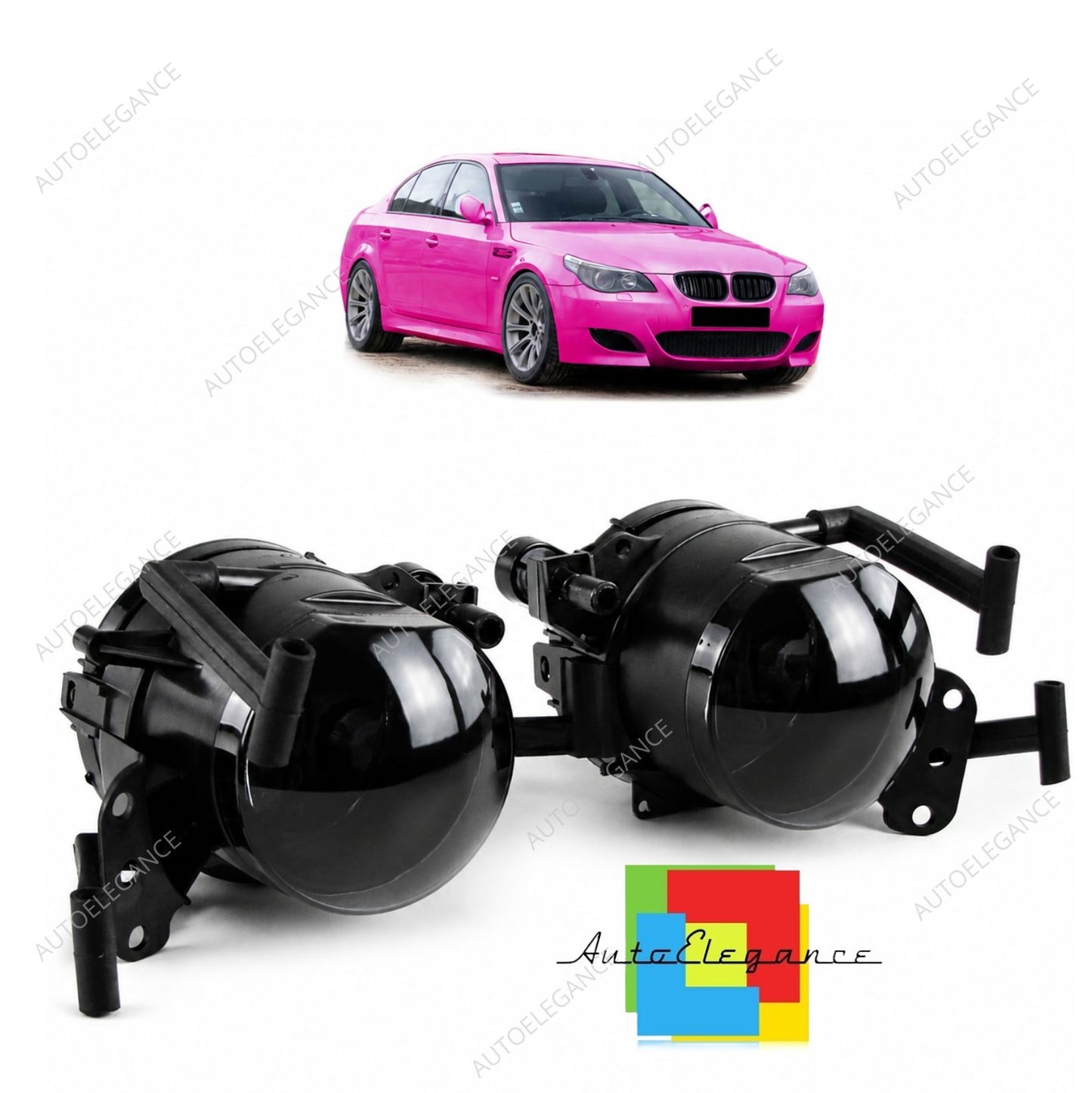 👉Set fari fendinebbia fumé adatto per BMW Serie 5 E60 E61 2003-2010👈