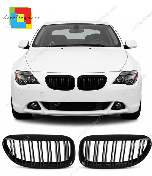 👉Griglia Anteriore Nero Opaco per BMW Serie 6 E63 / E64 2003-2010👈