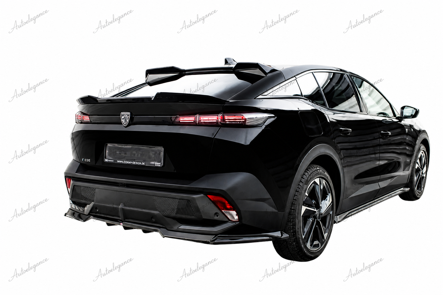 🔥ART.9788 SPLITTER POSTERIORE (CON BARRE VERTICALI) PER PEUGEOT 408 Mk1🔥
