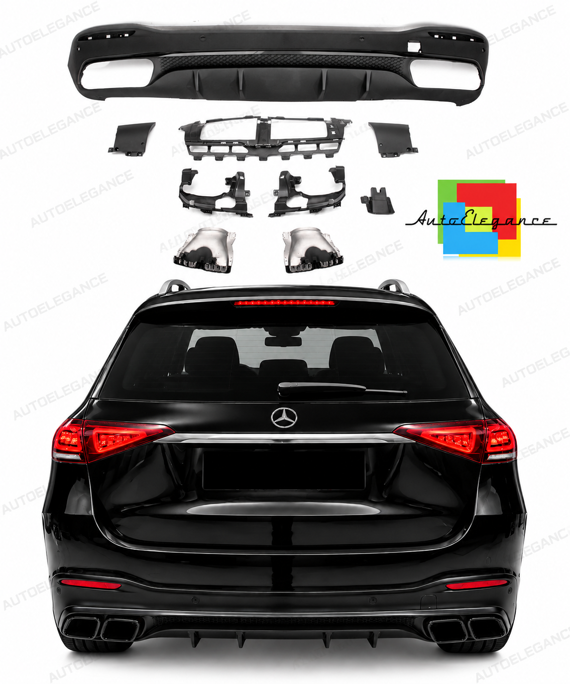 ⭐ SPLITTER SUITABLE FOR AUDI Q8 s-line look R optik⭐ 