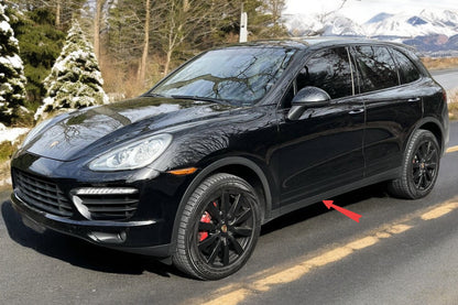 💎Barre portatutto laterali in alluminio per Porsche Cayenne 2011-2017 Nere💎
