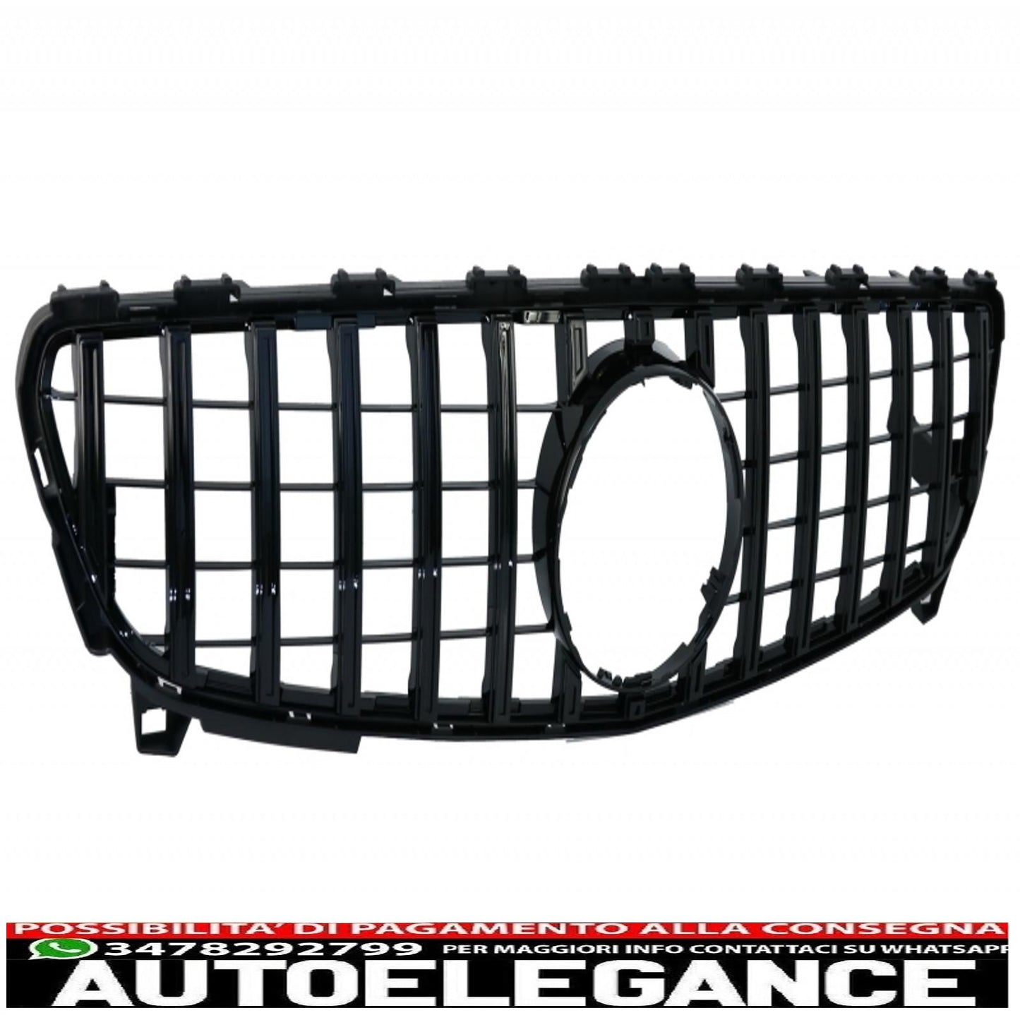 complete body kit with grille suitable for mercedes a-class w176 (2012-2018) restyling a45 design 