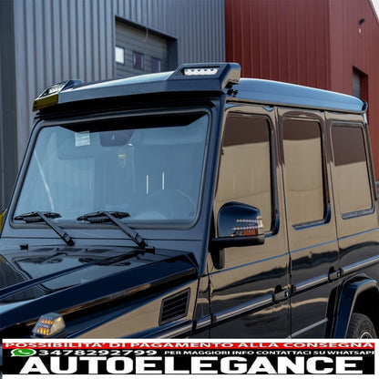 LED front roof spoiler suitable for mercedes g-class w463 (1989-2018) 6x6 design