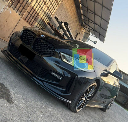 UNDER SKIRTS BMW 1 SERIES F40 M UNDER BUMPER ABS LIP GLOSS BLACK