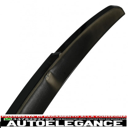 trunk spoiler suitable for mercedes e class w213 (2016-2019) piano black 