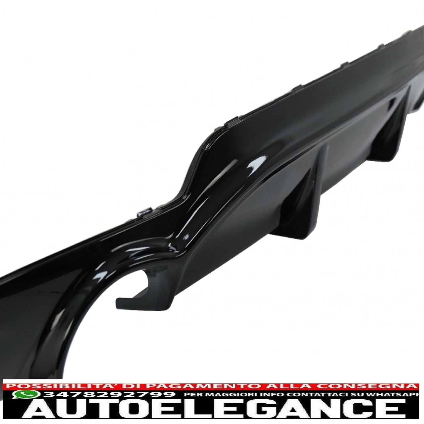Labbro spoiler paraurti anteriore adatto per BMW Serie 4 F32 F33 F36 Coupe Cabrio Grand Coupe (2013-03.2019) con minigonne laterali, estensioni per labbra aggiuntive e diffusore paraurti posteriore doppia doppia uscita