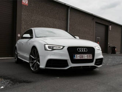 GRIGLIA ADATTA PER AUDI A5 2012-2015 LOOK RS5 BORDO SATINATO DESIGN SPORTIVO