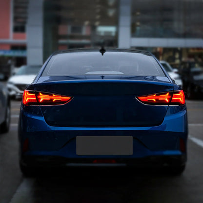 Luci posteriori a LED per Hyundai Sonata 2018 2019 con animazione di avvio DRL indicatore sequenziale