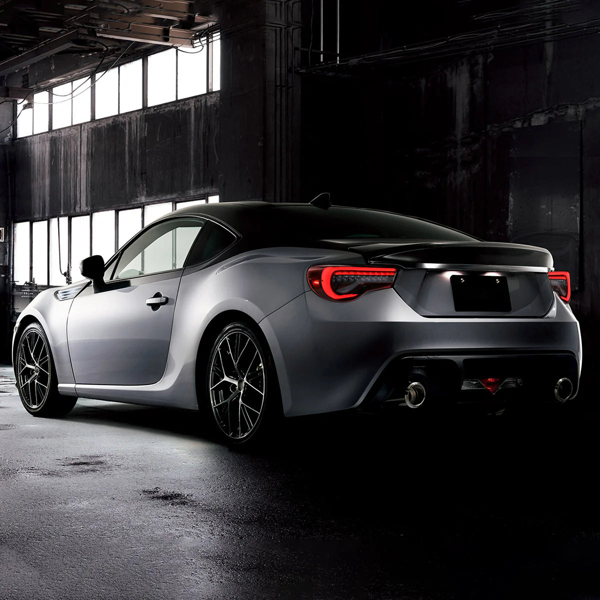 Set di fari per proiettori a doppio raggio e luci posteriori completamente a LED per Toyota 86 GT86 2012-2020 Subaru BRZ 2013-2020 Scion FR-S 2013-2020 (Edizioni LHD e RHD sui fari. Stili rossi chiari e fumé sui fanali posteriori)
