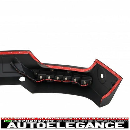 front bumper with spoiler extension drl led suitable for mercedes benz g class w463 (1989-2017) design g65 