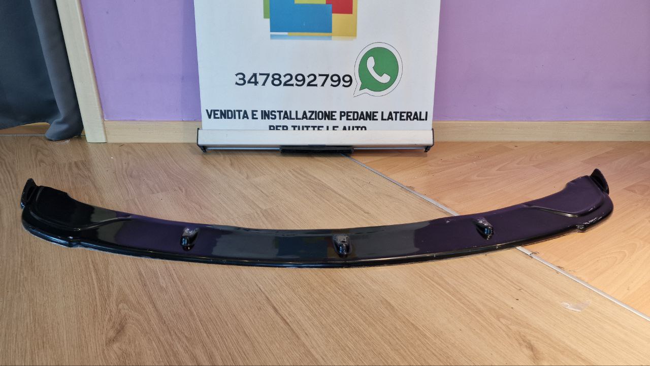 SPLITTER ANTERIORE ADATTO PER BMW SERIE 3 E90 E91 M-SPORT 2008-2011 NERO LUCIDO