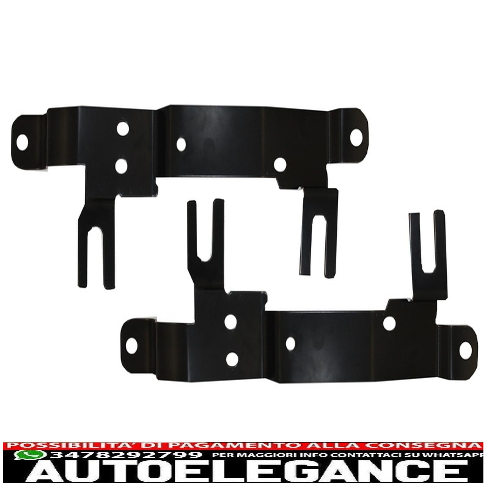 Coprifari neri led drl cromati adatti per mercedes classe g w463 (1989-2012) g65 design con fari bi-xeno AUTOELEGANCERICAMBI