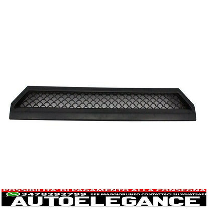 front bumper with bullbar spoiler upper spoiler led drl extension suitable for mercedes g class w463 (1989-2018) design g65 