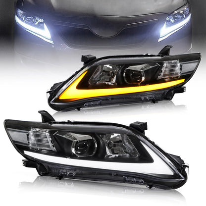 Fari LED sequenziali per Toyota Camry 2010-2011 ABS, PMMA, VETRO Materiale YAA-K