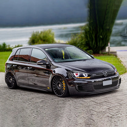 Fari a LED per Volkswagen Golf Mk6 2010-2014 con Demon Eyes (NON ADATTA PER I MODELLI GIT e GTR)