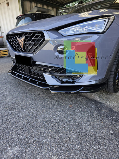 SPLITTER ADATTO PER CUPRA FORMENTOR 2020+ NERO LUCIDO DESIGN SPORTIVO