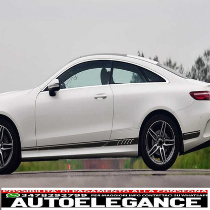 side decals matte black vinyl sticker suitable for mercedes benz c238 coupe w212 w213 e200 e300 e350 e46 e63 c207 a207 