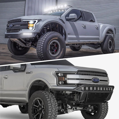 Fari per proiettori a LED per Ford F150 2018-2020 (senza segnale di svolta sequenziale)